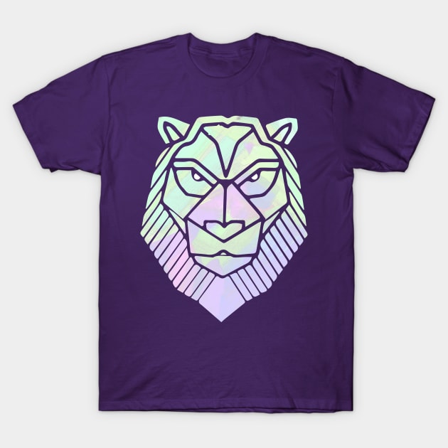 Lion Face T-Shirt by denissmartin2020